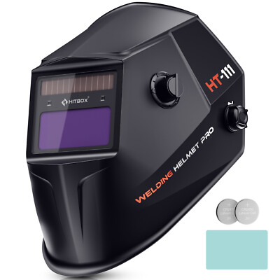 Auto Darkening Welding Helmet Grinding MIG Welder Arc Tig Mask True Color Solar.