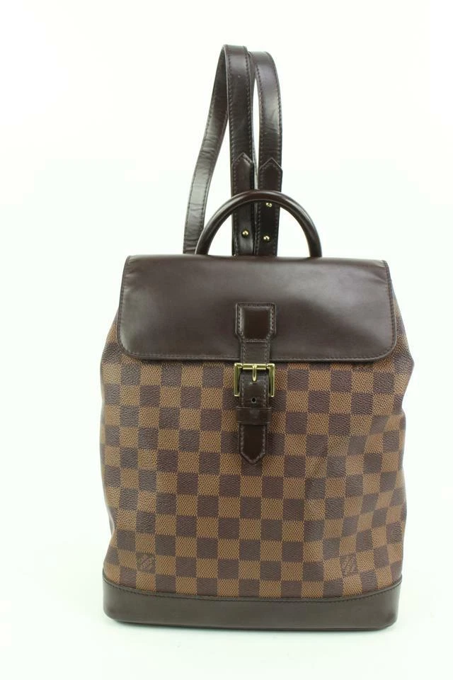 Louis Vuitton Damier Ebene Soho Backpack s210lv61