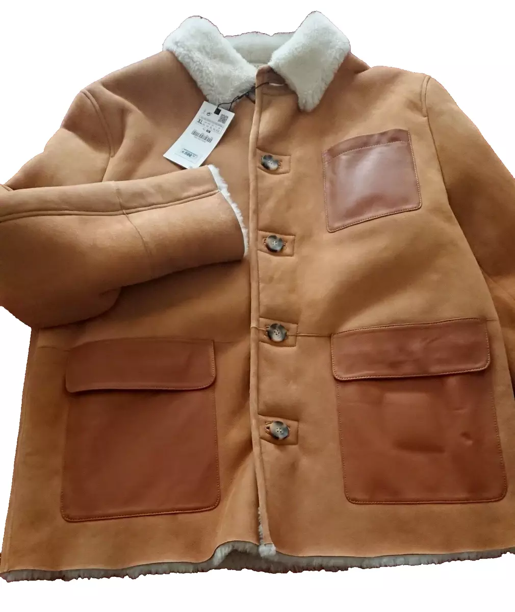Zara men fur jacket cheap