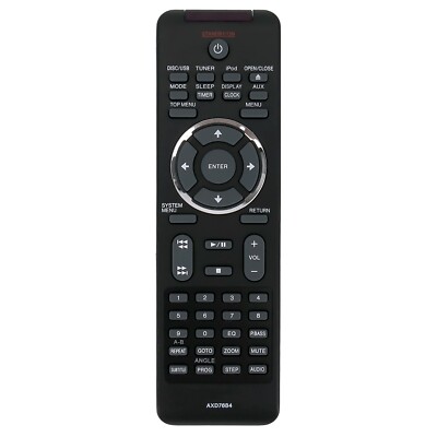 AXD7684 Replace Remote Control for Pioneer DVD Receiver System X-EM21V X-EM11