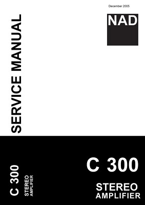 Service Manual-Anleitung für NAD C 300 