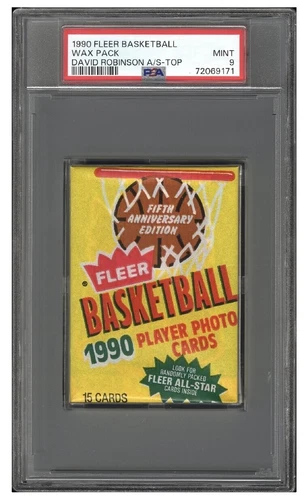 Fleer David Robinson Basketball 1990-91 Season Sports Trading Cards & Accessories