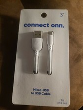 Micro-USB To USB Cable charge and transfer data.