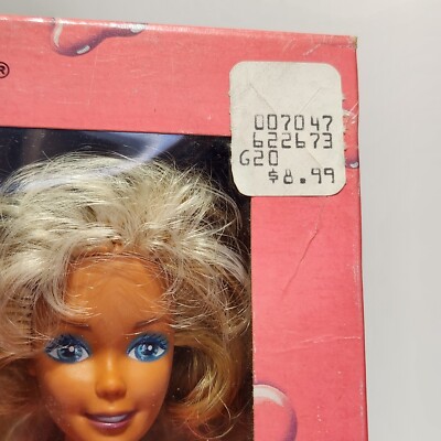 VINTAGE 1989 MATTEL BARBIE WET N WILD DOLL # 4103 COLOR CHANGING