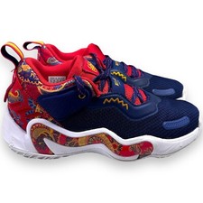 Adidas DON Issue 3 J Bel-Air Dark Blue Red Youth Sneakers GZ5513 Mens 7