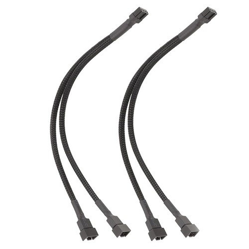 Pack Of 2 3/2/1 Way 4Pin PWM Fan Splitter Converters Cable for PC Cooling - Afbeelding 6 van 11