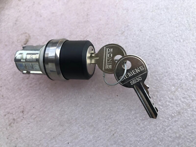 Siemens 3SU1050-4BC01-0AA0 Ronis Key Operated Switch 22mm 2-Position Momentary