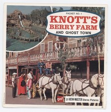 KNOTT'S BERRY FARM and GHOST TOWN VIEWMASTER - A235 MINT Free Shipping