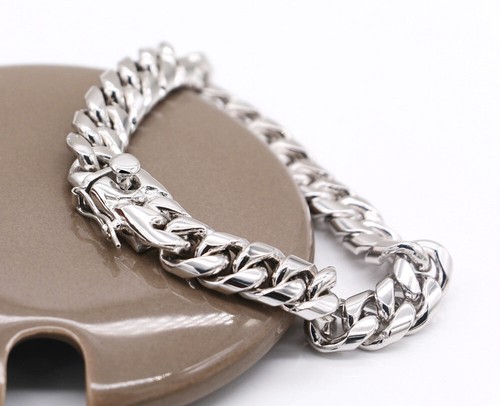 Real 925 Sterling Silver 10mm Thick Big Cuban Chain Bracelet for Men Boys Women - Picture 4 of 6