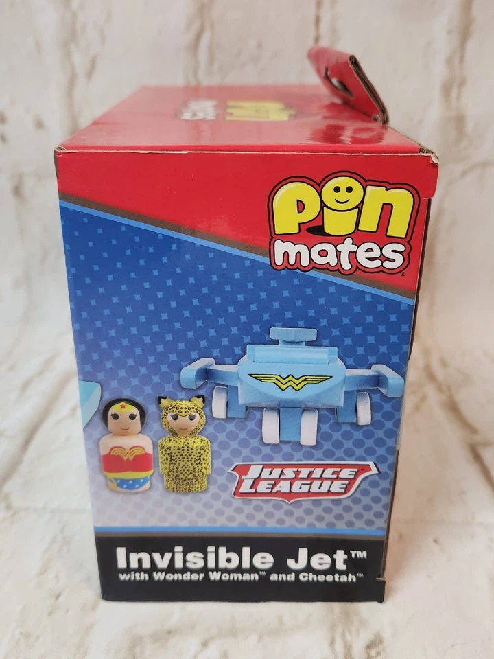 PIN Mates Madera Mujer Maravilla Guepardo Jet Invisible Convención Exclusivo LE/900 Foto 4 de 4