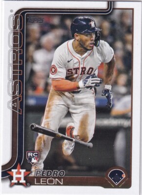 2025 Topps MLB Baseball Series 1 No. 30 Pedro Leon Rookie Astros