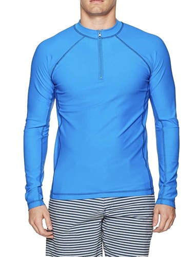 NOMINATE Herren Rash Guard – Kurzarm Shirt UPF50+, Schnelltrocknend, 4-Wege-Stretch, Für Schwimmen, Strand & Sport