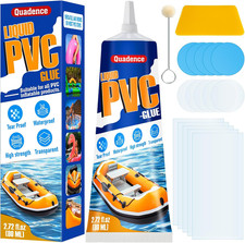 Pool Patch Repair Kit, Transparent Air Mattress Repair Kit Waterproof PVC Glue f