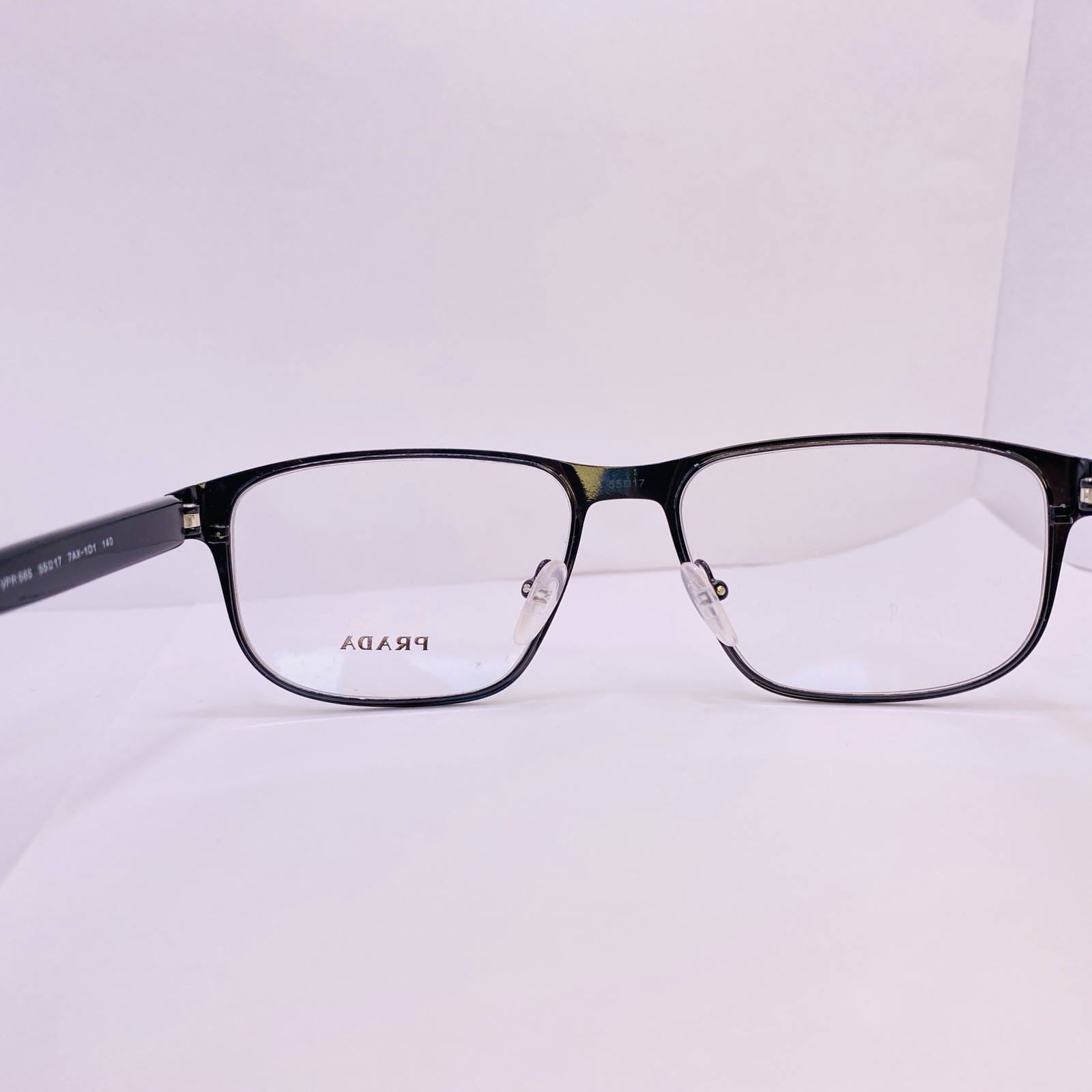Prada Eyeglasses Frames VPR 56S 7AX-1O1 55 [] 17 140 Black Authentic thumbnail 9