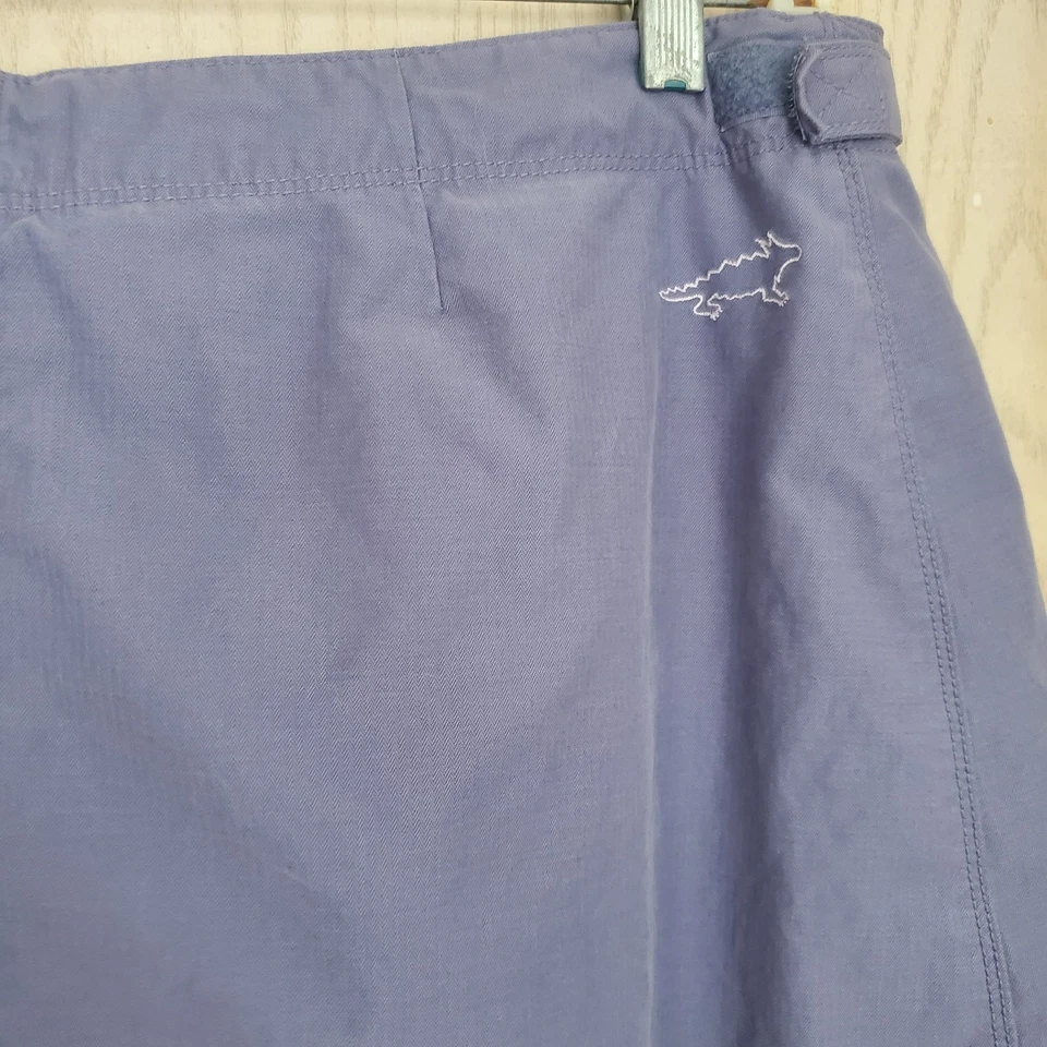 Horny Toad Mujer Falda Corta Pantalones Cortos 12 Azul Bordado Tenis Golf Ajustable Foto 4 de 4