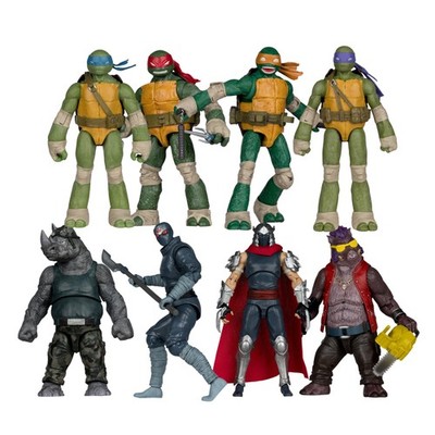 McFarlane Teenage Mutant Ninja Turtles Page Punchers Figures Full-Set Bundle