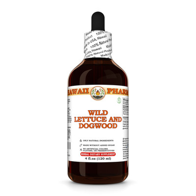 Wild Lettuce and Dogwood Herbal Formula Liquid Herbal Extract
