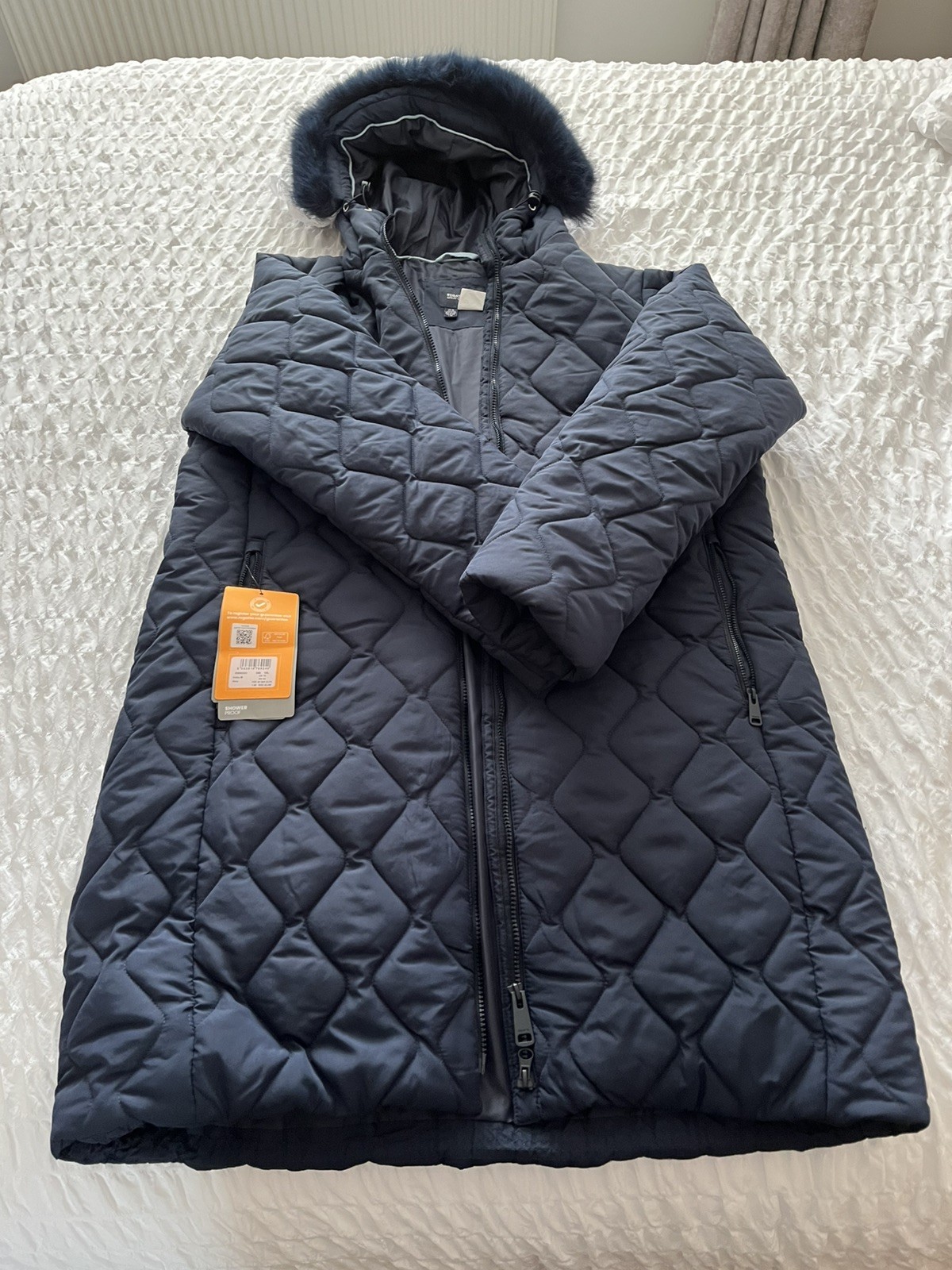 Regatta Womens Fritha III quilted coat size 16 navy image 5