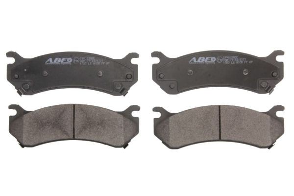 Hinterachse Abe C2Y016ABE Bremsbelagsatz, Scheibenbremse FüR Cadillac,Chevrolet,-image