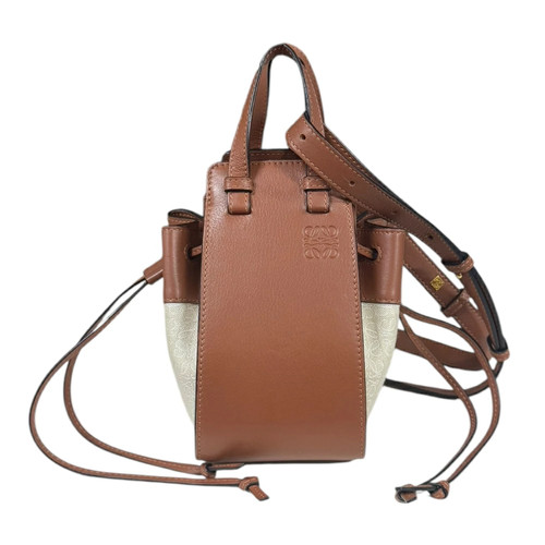 LOEWE Hammock Drawstring Mini Shoulder Bag leather brown ladies LOEWE Used 2way