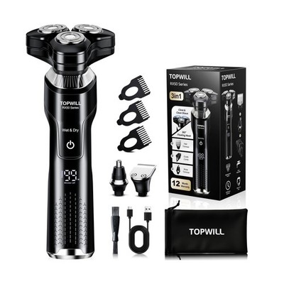 Electric Shaver for Men, Rechargeable Electric Razor with 6D Floati... Fast Ship