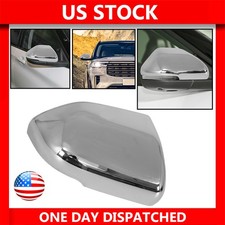 1PC For Ford Explorer 2020-2026 Passenger Side Chrome Rearview Mirror Cover Cap