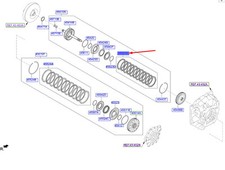 Disque d'embrayage Hyundai SANTA FE