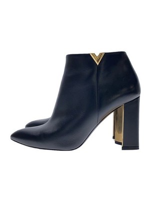 LOUIS VUITTON short boots Size 37 / US 7 Black