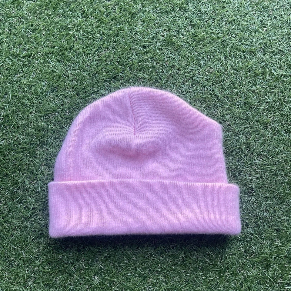 Gorro Swoosh vintage años 90 Nike con puños talla única rosa Foto 3 de 4