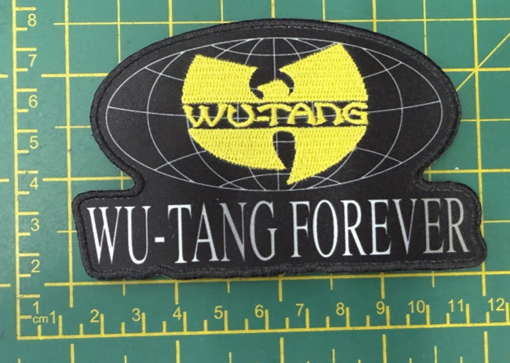 Wu Tang Clan Forever Logo Woven Sew Or Iron On Patch Officially Licensed
