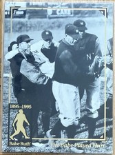 1995 Megacards Babe Ruth The Babe Played Hurt #16!