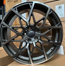 4x 20" BMW 5 SERIES F10 F11 GUNMETAL GREY/MACHINED 613 DESIGN 8.5J 9.5J ALLOYS