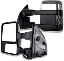Towing Mirrors Power Heated Turn Signal 2008-2016 F250 F350 F450 F550 Super Duty