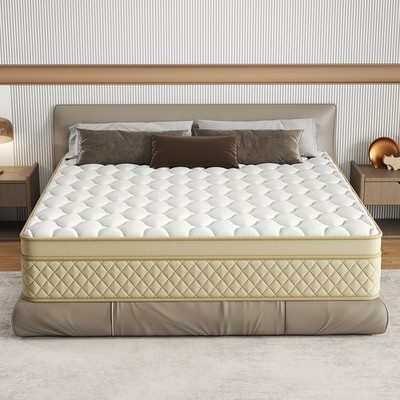 12''/14'' Hybrid Mattress in a Box Gel Memory Foam Spring Twin Full Queen King Bed