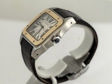 Cartier Santos 100 Large 38mm Watch- 18k Gold/S. Steel-W20072X7-Box/Papers- 3