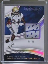 2016 Panini Immaculate Collegiate Gloves Prime 8/30 Paul Perkins #29 0f8