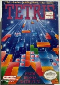 Factory SEALED Original Tetris 1989 With H-Seam NES Nintendo Brand New