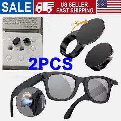 LED Light Blocker Cover for Smart Glasses Compatible with Ray-Ban Meta & Oakley