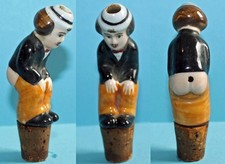 Alte Porzellan Schnapsnase „Nacktarsch“ / Ausgießer / Naughty Nude Man Pourer