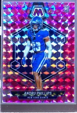 2024 Mosaic Andru Phillips Mosaic Camo Pink RC 362 Giants