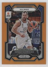 2023 Panini Prizm Turkish Airlines EuroLeague Orange 20/49 Sergio Rodriguez 1pe9