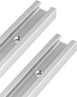 T-Track T-Slot Miter Track 12 Inch 300mm, Aluminum Alloy Jig Fixture Slot Double