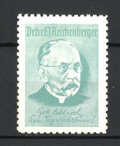 Reklamemarke Portrait Dr. h. c. E. J. Reichenberger 