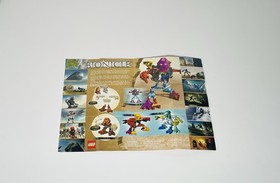 2001 McDonalds Lego Bionicle TOHUNGA - Toa Matoran Set with 6 Discs + Booklet