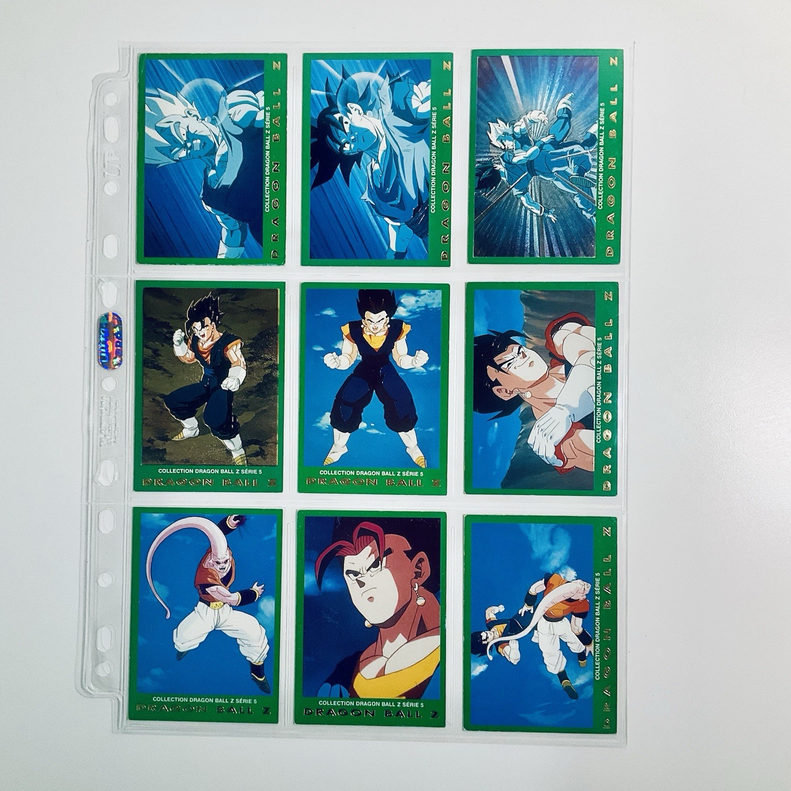 Dragon Ball Z Serie 5 Verde · 100/100 Cartas · Panini España 1998 · Goku