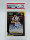 KHRISTIAN CURTIS 2024 BOWMAN CHROME PROSPECTS GOLD 1ST AUTO /50 PSA 10 Q5369