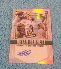 2015 Prizm Draft Picks Bryan Bennett Silver Rookie Autograph #116 (2)