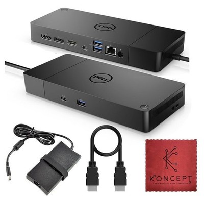 WD19S Dell Docking Station USB-C Dual Mntr with 130W Supply & HDMI Cbl (Renew)
