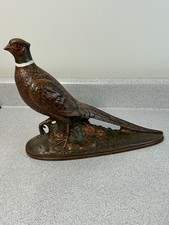 Ring-necked Pheasant Ceramic Bird Figurines Hunting Decor Holland Mold Vintage