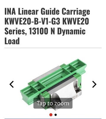 INA Linearführungswagen KWVE20-B-V1-G3